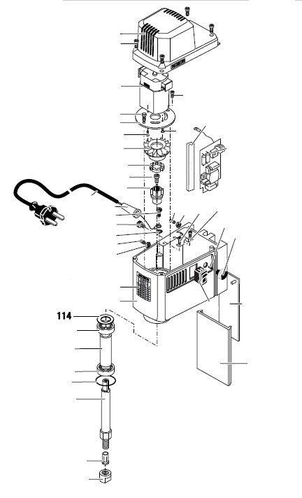 PROXXON 27110-114 Paßscheibe für Micro-Fräse MF 70
