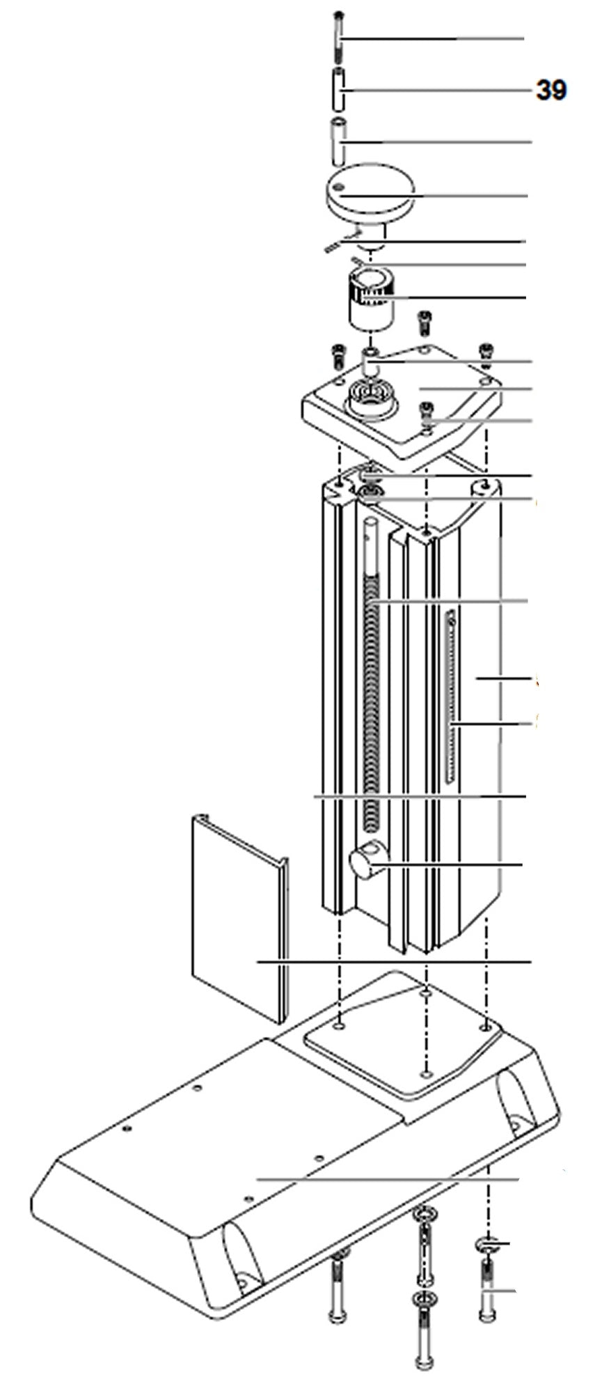PROXXON 27110-39 Messinghülse für Micro-Fräse MF 70