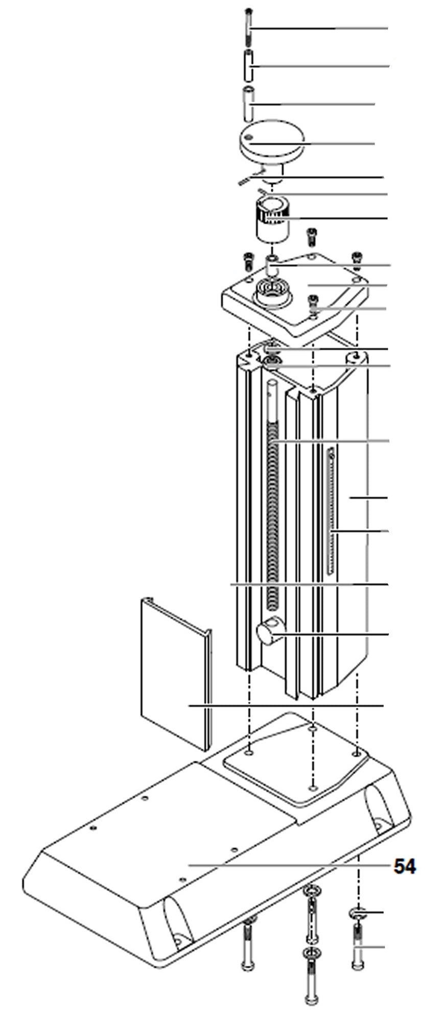 PROXXON 27110-54 Fuß für Micro-Fräse MF 70