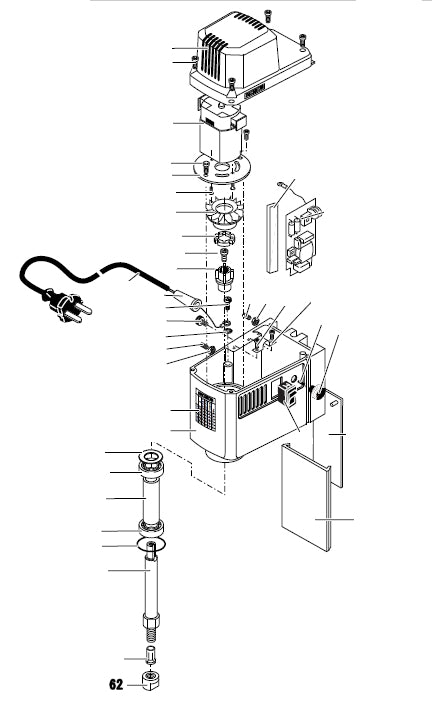 PROXXON 27110-62 Spannmutter / Überwurfmutter mit zwei Spannflächen für Micro-Fräse MF 70