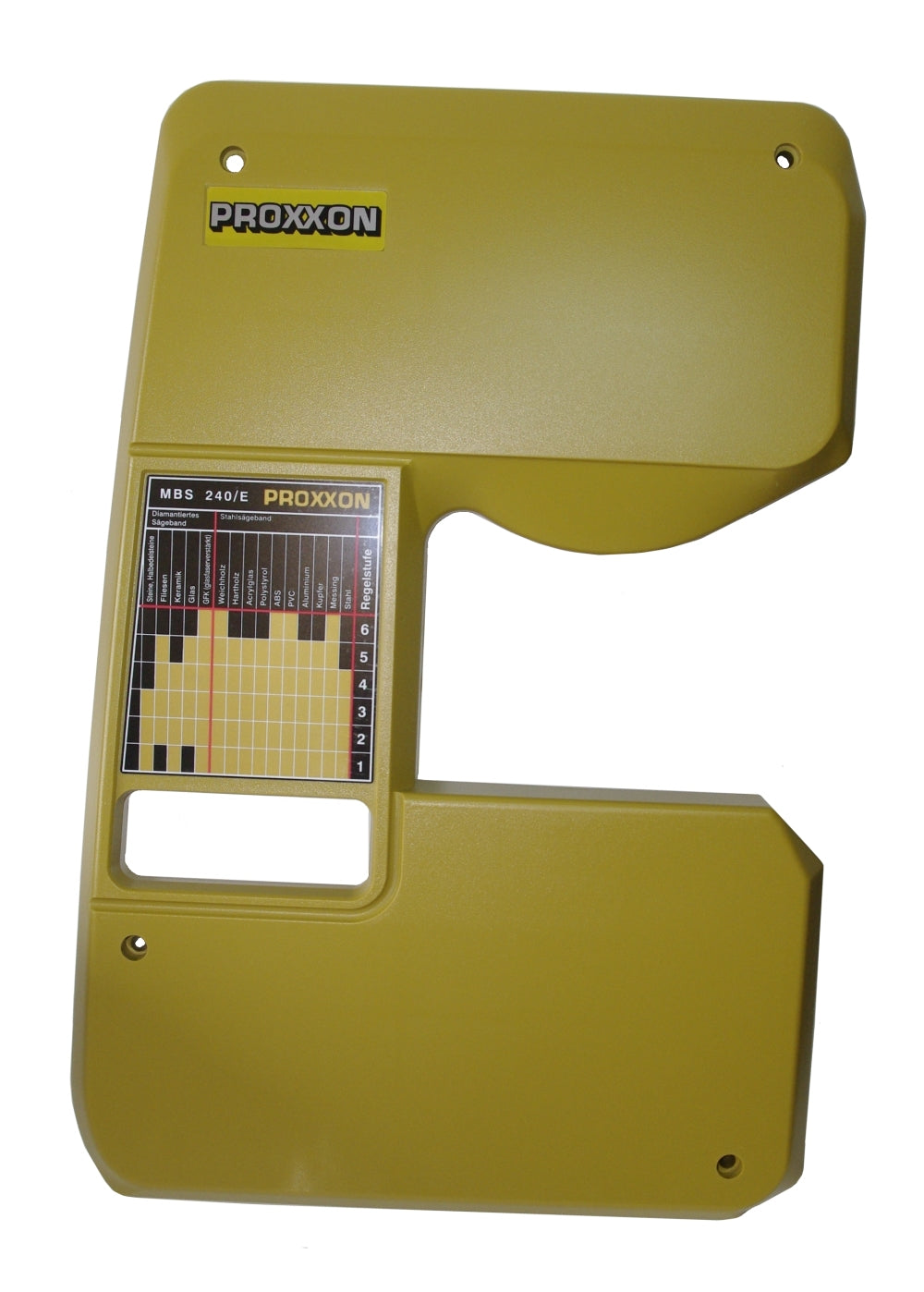 PROXXON 27172-03 Vordere Gehäuseabdeckung für Bandsäge MBS240/e