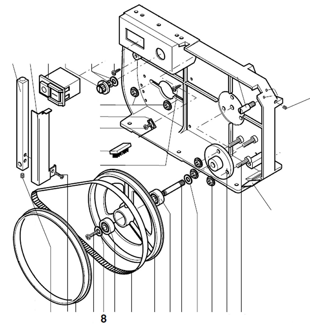PROXXON 27172-08 Scheibe für Bandsäge MBS240/e