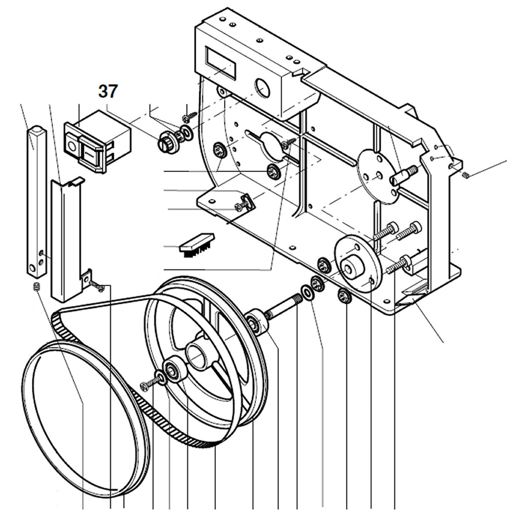 PROXXON 27172-37 Drehknopf für Bandsäge MBS240/e