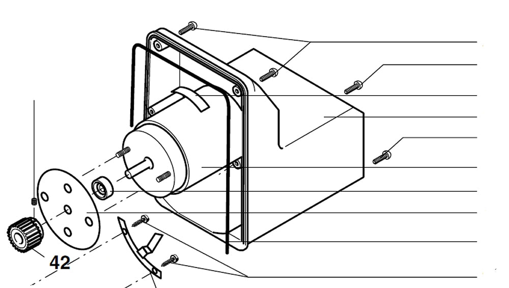PROXXON 27172-42 Zahnriemenscheibe / Ritzel für Bandsäge MBS 240/e