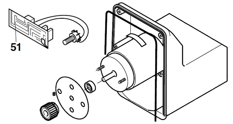 PROXXON 27172-51 Platine für Bandsäge MBS240/e
