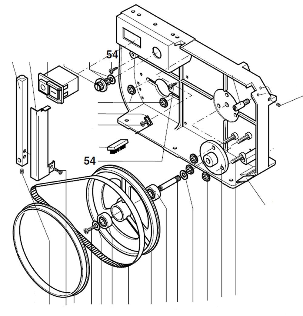 PROXXON 27172-54 Schraube für Bandsäge MBS240/e