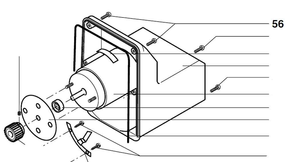 PROXXON 27172-56 Befestigungsschraube für Bandsäge MBS240/e