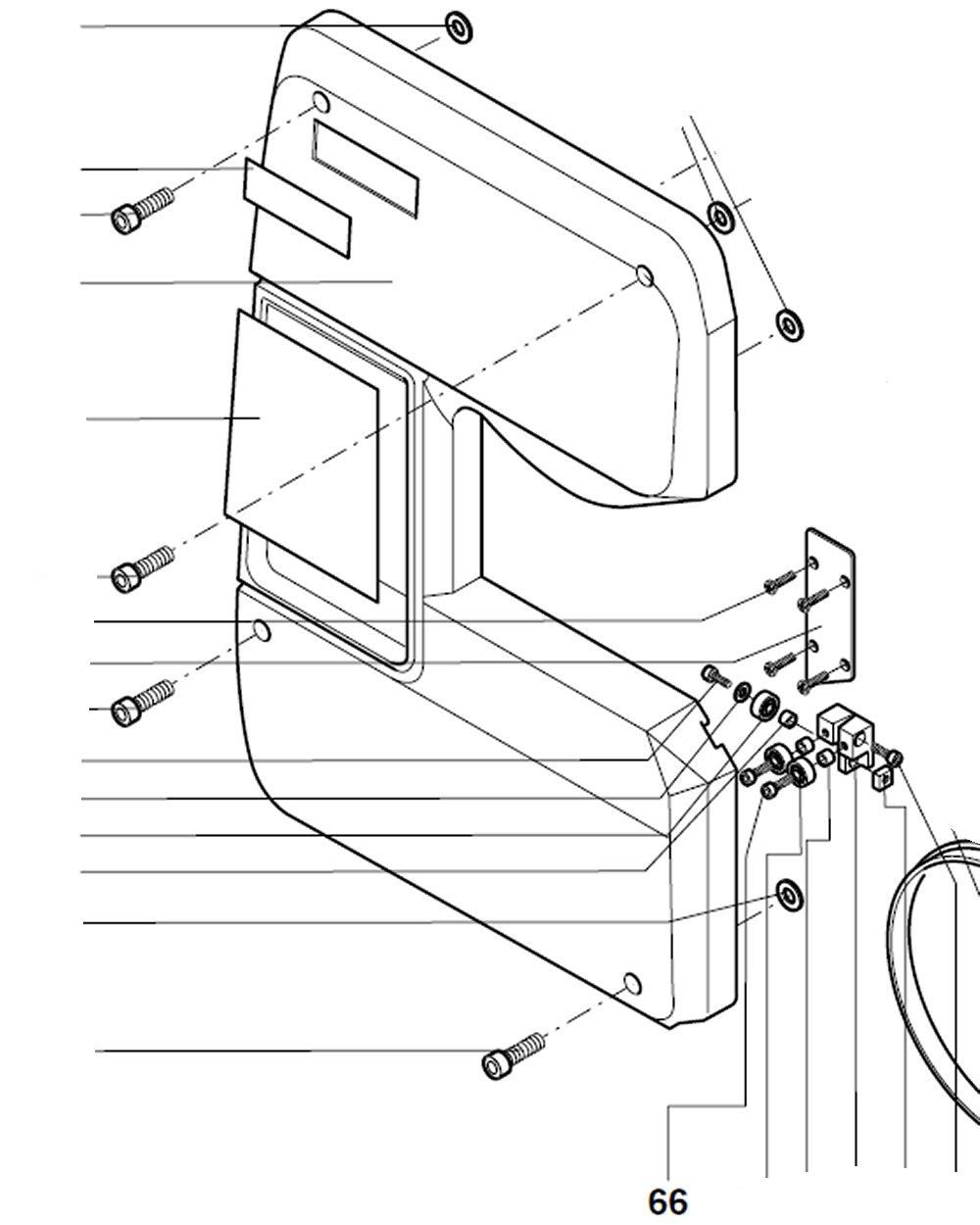 PROXXON 27172-66 Schraube für Bandsäge MBS240/e