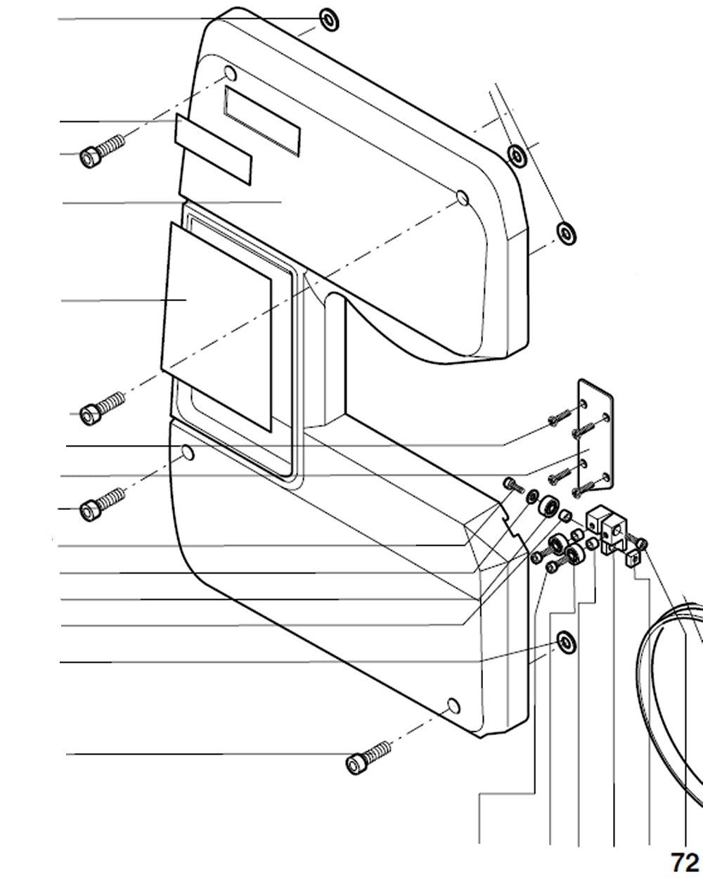PROXXON 27172-72 Schraube für Bandsäge MBS240/e