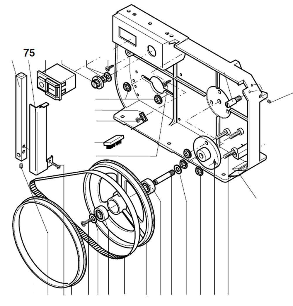 PROXXON 27172-75 Sägebandschutz für Bandsäge MBS240/e