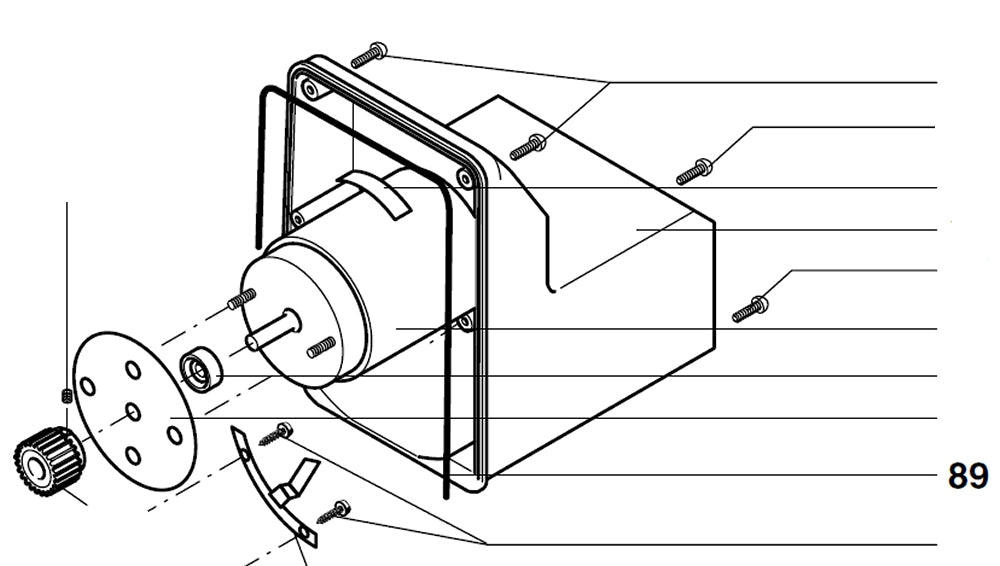 PROXXON 27172-89 Gummidichtung für Bandsäge MBS240/e