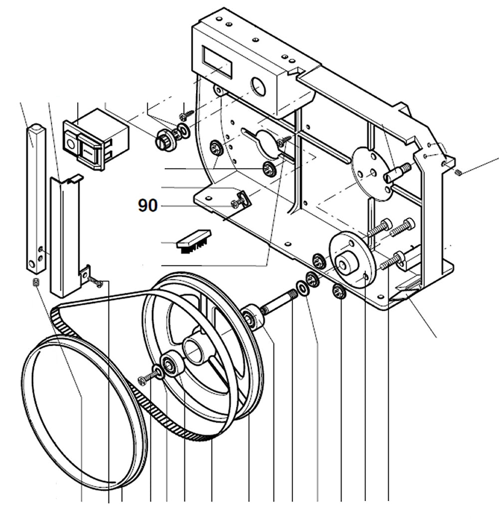 PROXXON 27172-90 Schraube für Bandsäge MBS240/e