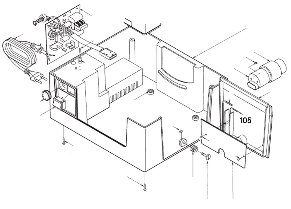 PROXXON 28070-105 Innensechskantschlüssel, 2mm für Feinschnitt-Tischkreissäge FKS/E