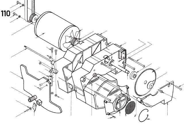 PROXXON 28070-110 Unterlegscheibe Motorbefestigung für Feinschnitt-Tischkreissäge FKS/E