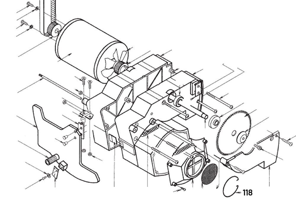PROXXON 28070-118 Sprengring Lüfterklappe für Feinschnitt-Tischkreissäge FKS/E