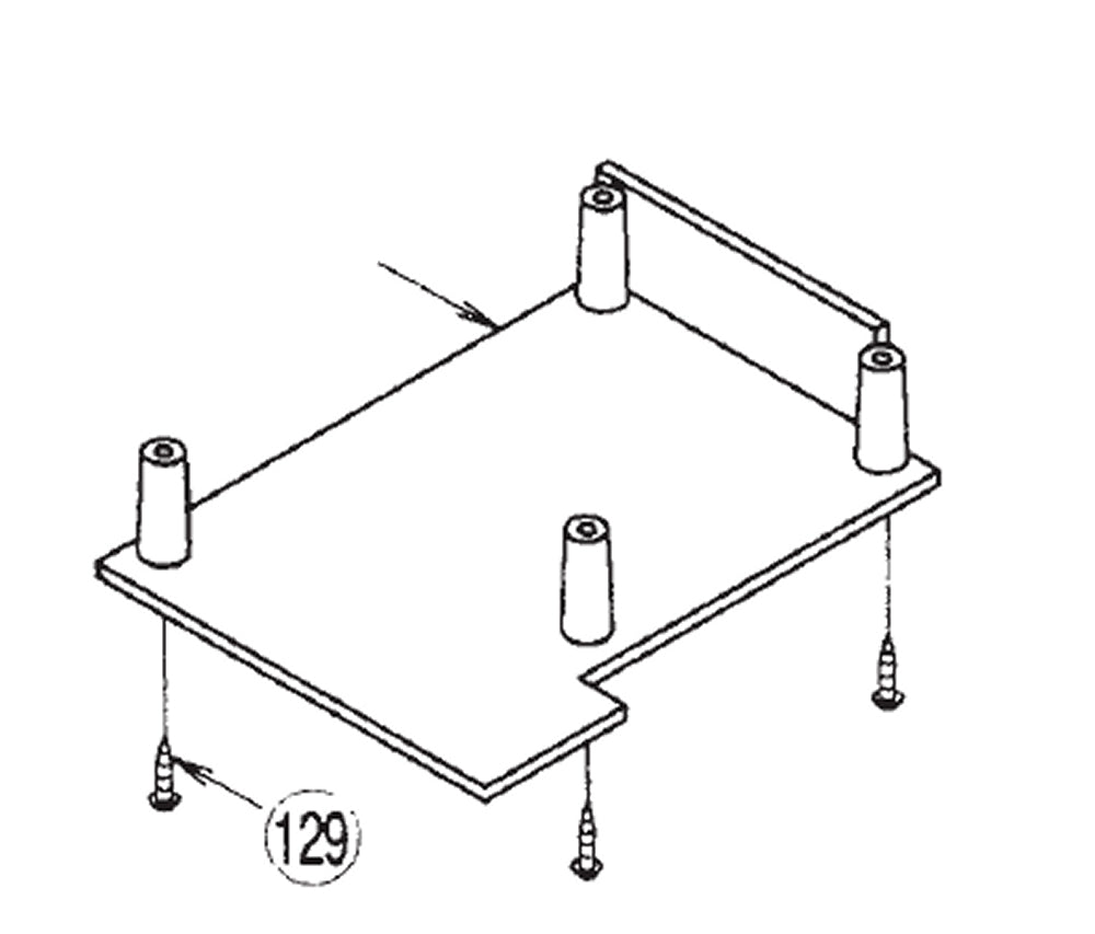 PROXXON 28070-129 Schraube Abdeckplatte Feinschnitt-Tischkreissäge FKS/E