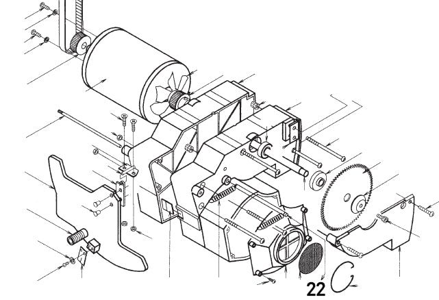 PROXXON 28070-22 Gewindestab für Feder (4x95mm) für Feinschnitt-Tischkreissäge FKS/E