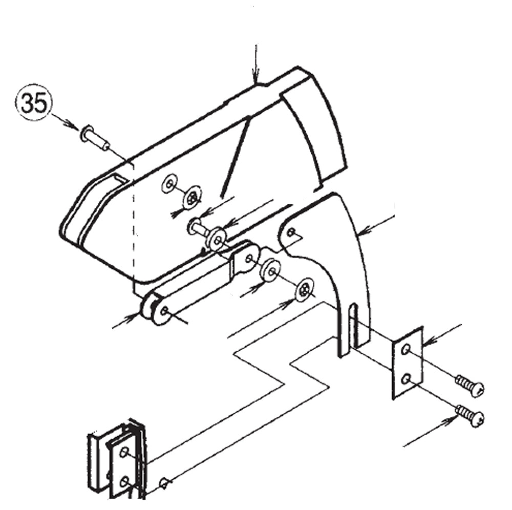 PROXXON 28070-35 Niet (3x15mm) für Sägeblatt Tischkreissäge FKS/E