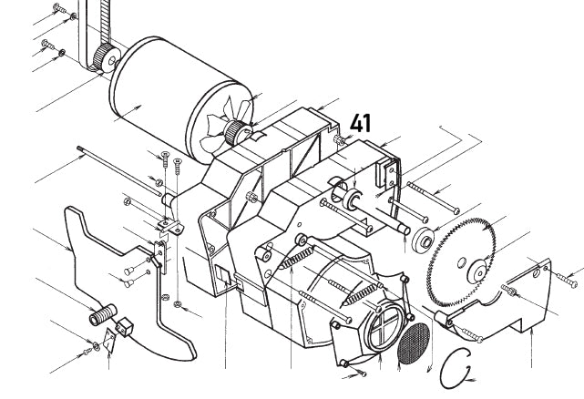PROXXON 28070-41 Mutter für Feinschnitt-Tischkreissäge FKS/E
