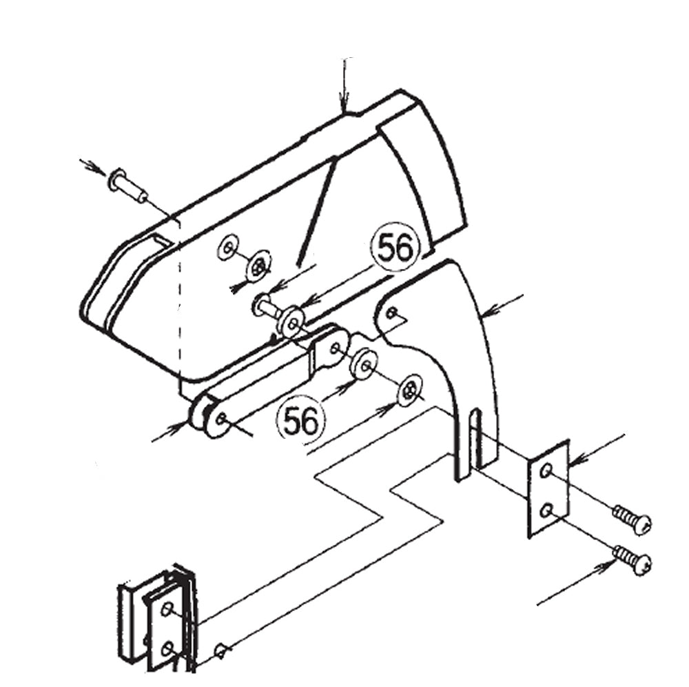 PROXXON 28070-56 Scheibe für Schutzabdeckung für Feinschnitt-Tischkreissäge FKS/E