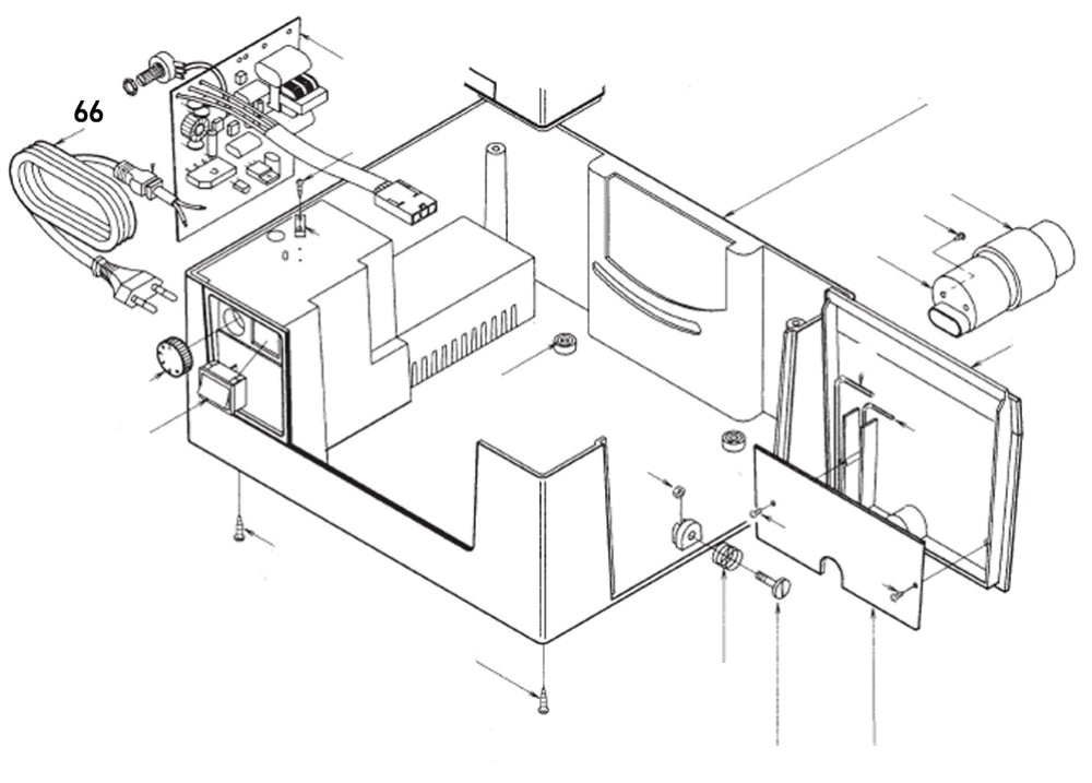 PROXXON 28070-66 Zuleitung mit Stecker 220V für Feinschnitt-Tischkreissäge FKS/E