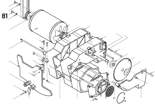 PROXXON 28070-81 Schraube Motorbefestigung für Feinschnitt-Tischkreissäge FKS/E