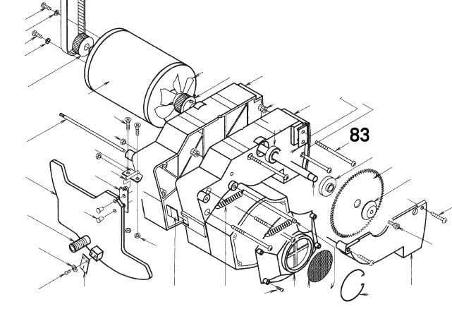 PROXXON 28070-83 Schraube Befestigung Innengehäuse für Feinschnitt-Tischkreissäge FKS/E