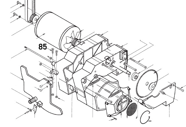 PROXXON 28070-85 Schraube Zentrierstab für Feinschnitt-Tischkreissäge FKS/E