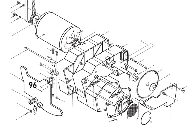 PROXXON 28070-96 Schraube Neigungswinkeleinstellung für Feinschnitt-Tischkreissäge FKS/E