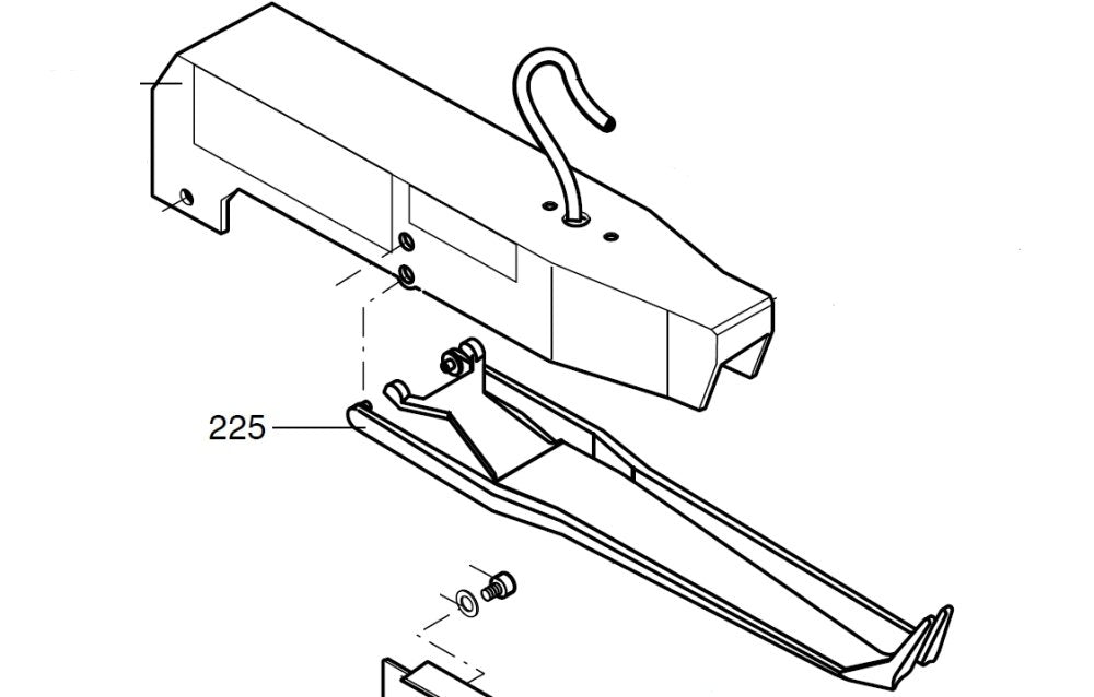PROXXON 28092-225 Sägeblattschutz für Dekupiersäge DSH ab Baujahr 2008
