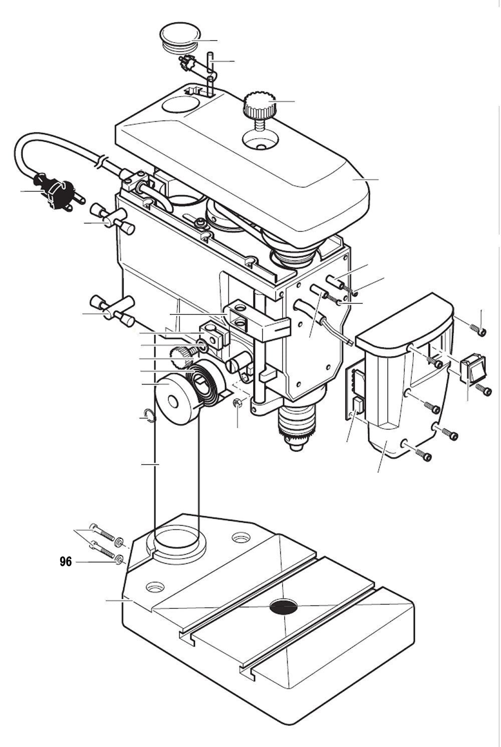 PROXXON 28124-96 Scheibe für Tischbohrmaschine TBH