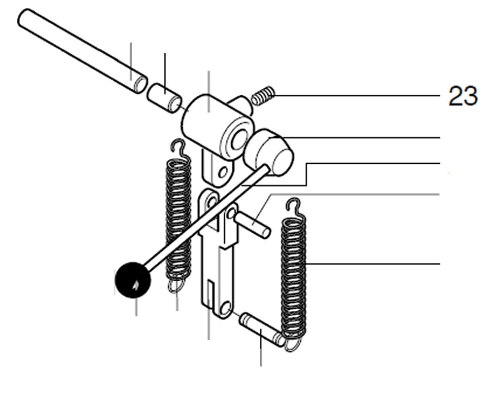 PROXXON 28128-23 Gewindestift für Tischbohrmaschine TBM220