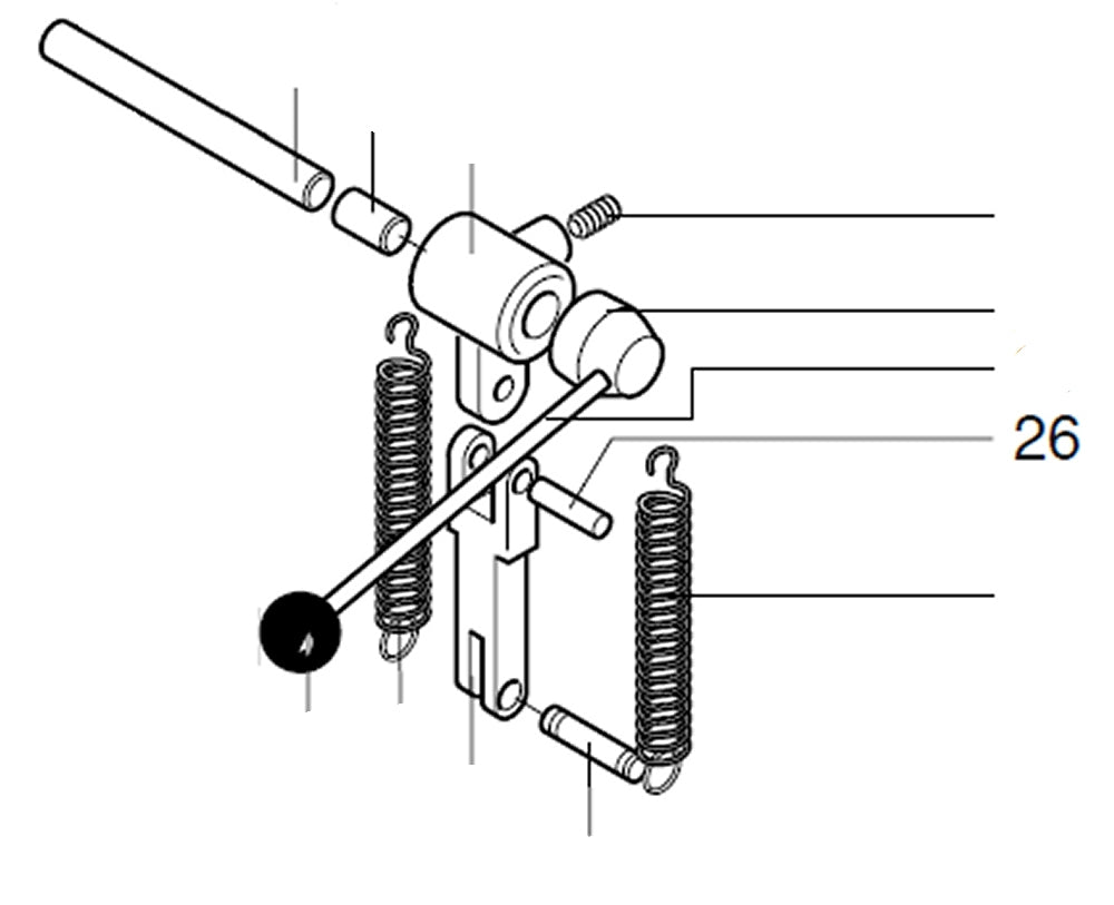 PROXXON 28128-26 Stift für Tischbohrmaschine TBM220