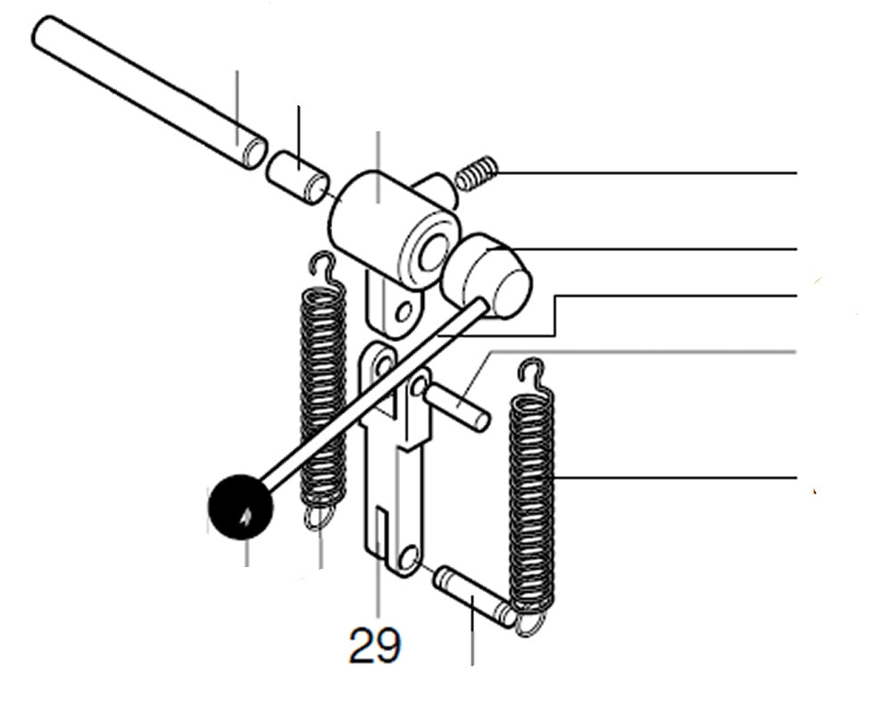 PROXXON 28128-29 Gabel für Tischbohrmaschine TBM220