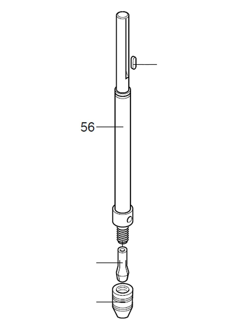PROXXON 28128-56 Bohrspindel für Tischbohrmaschine TBM220