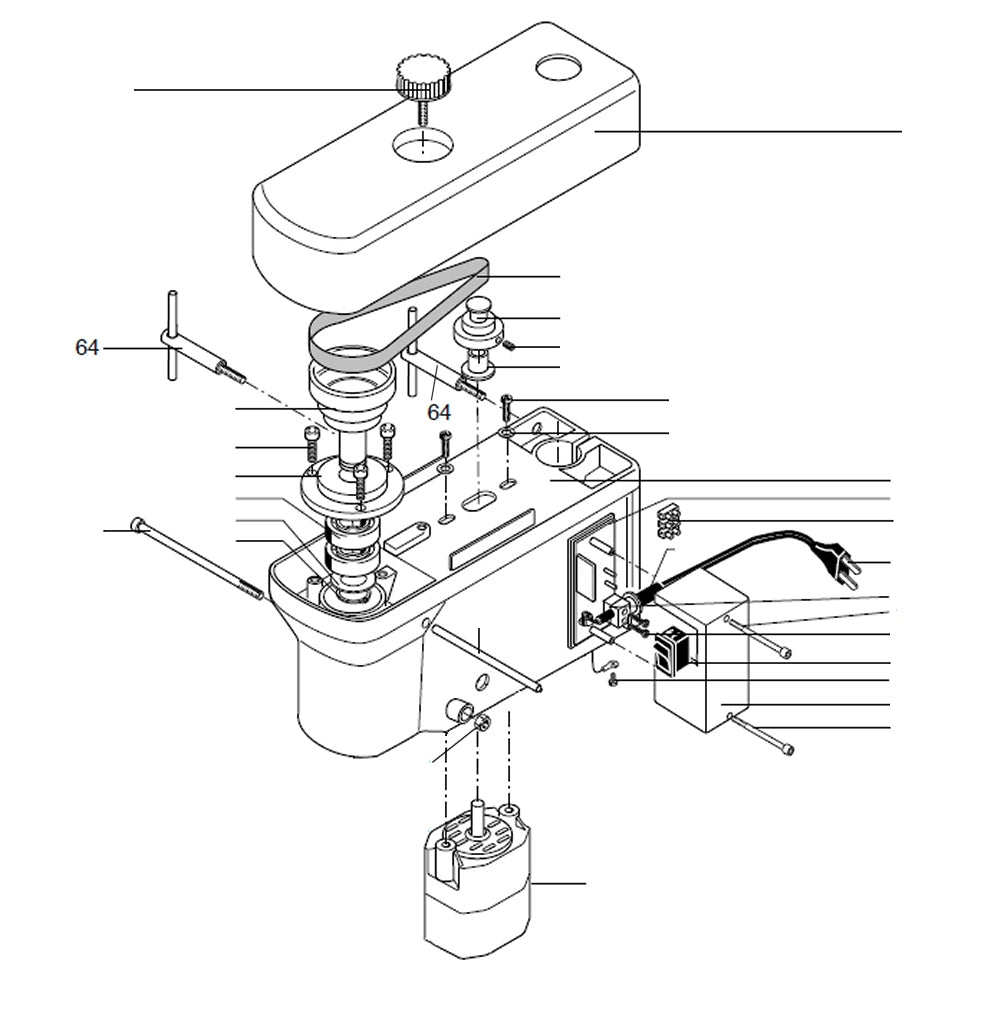 PROXXON 28128-64 Knebelschraube für Tischbohrmaschine TBM220