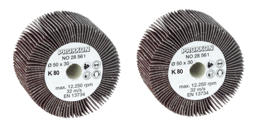PROXXON 28561 Schleifmopwalze Korn 80 für WAS/E und WAS/A