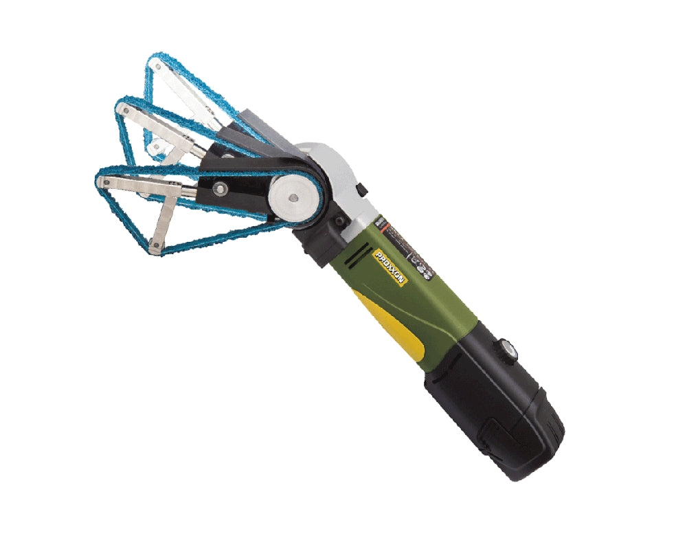 PROXXON 29830 AKKU Rohrbandschleifer RBS/A Set mit Akku & Zubehör im Koffer