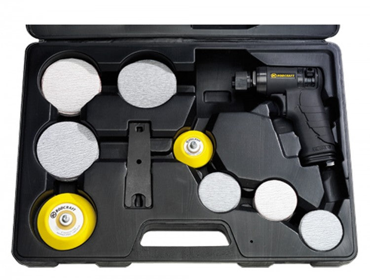 RODCRAFT RC7682K Set Smart Repair Pistolenschleifer mit Zubehör - Modell 8951000018