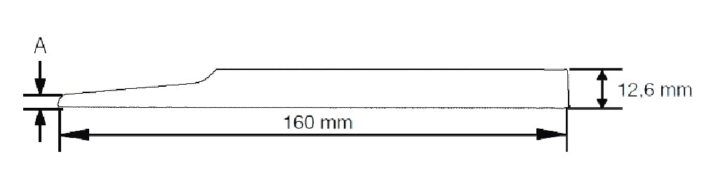 RODCRAFT SB18L Sägeblatt für Karosseriesäge Länge 141mm 18 Zähne/Zoll - 8951011523