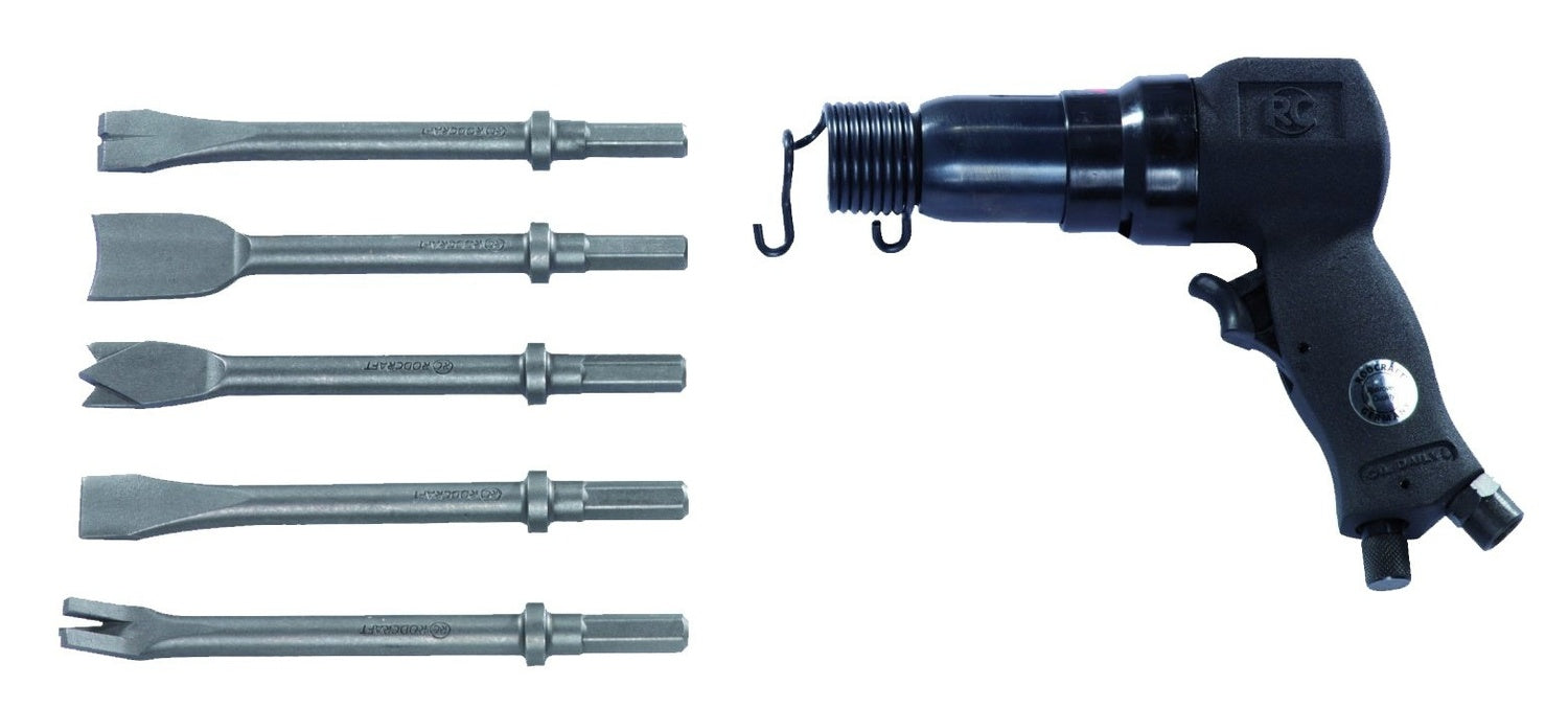 RODCRAFT RC5120 Meisselhammer Set mit 5 Meisseln für Metall - 8951171013