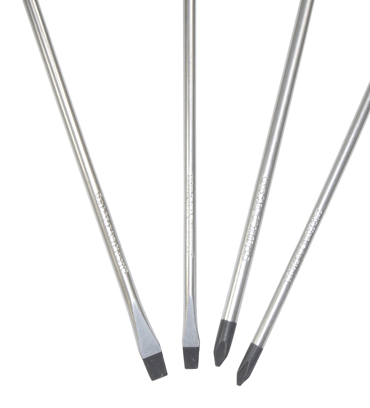 SATRA S-4SSG Set von 4 langen Schraubendrehern Gesamtlänge 450mm