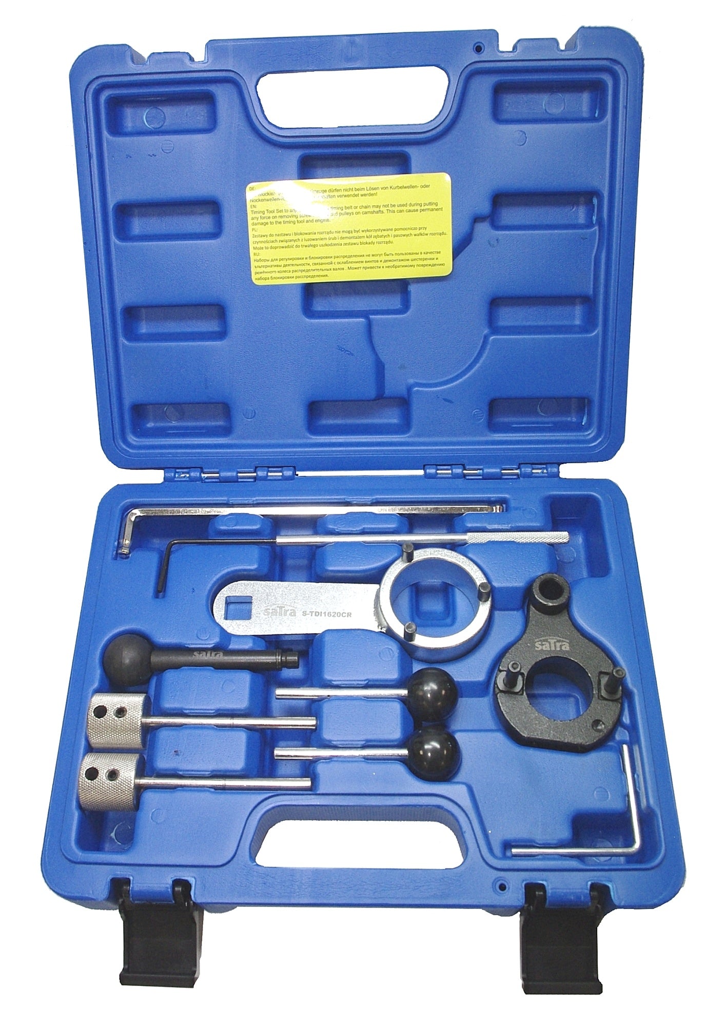 SATRA S-TDI1620CR / S-90009 Satz Werkzeug Zahnriemenwechsel VAG 1.4 1.6 und 2.0 TDI CR
