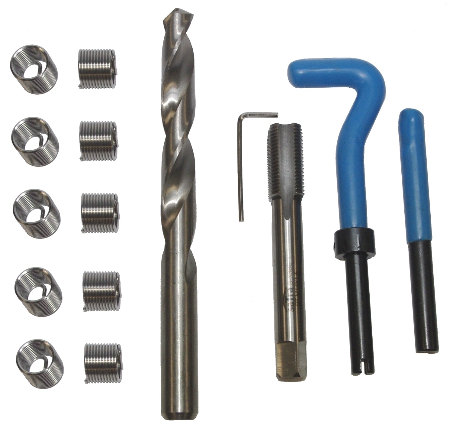 SATRA S-X38L Satz Gewindereparatur M14 x 1.5 Gewinde Set 15 tlg. inkl. Bohrer