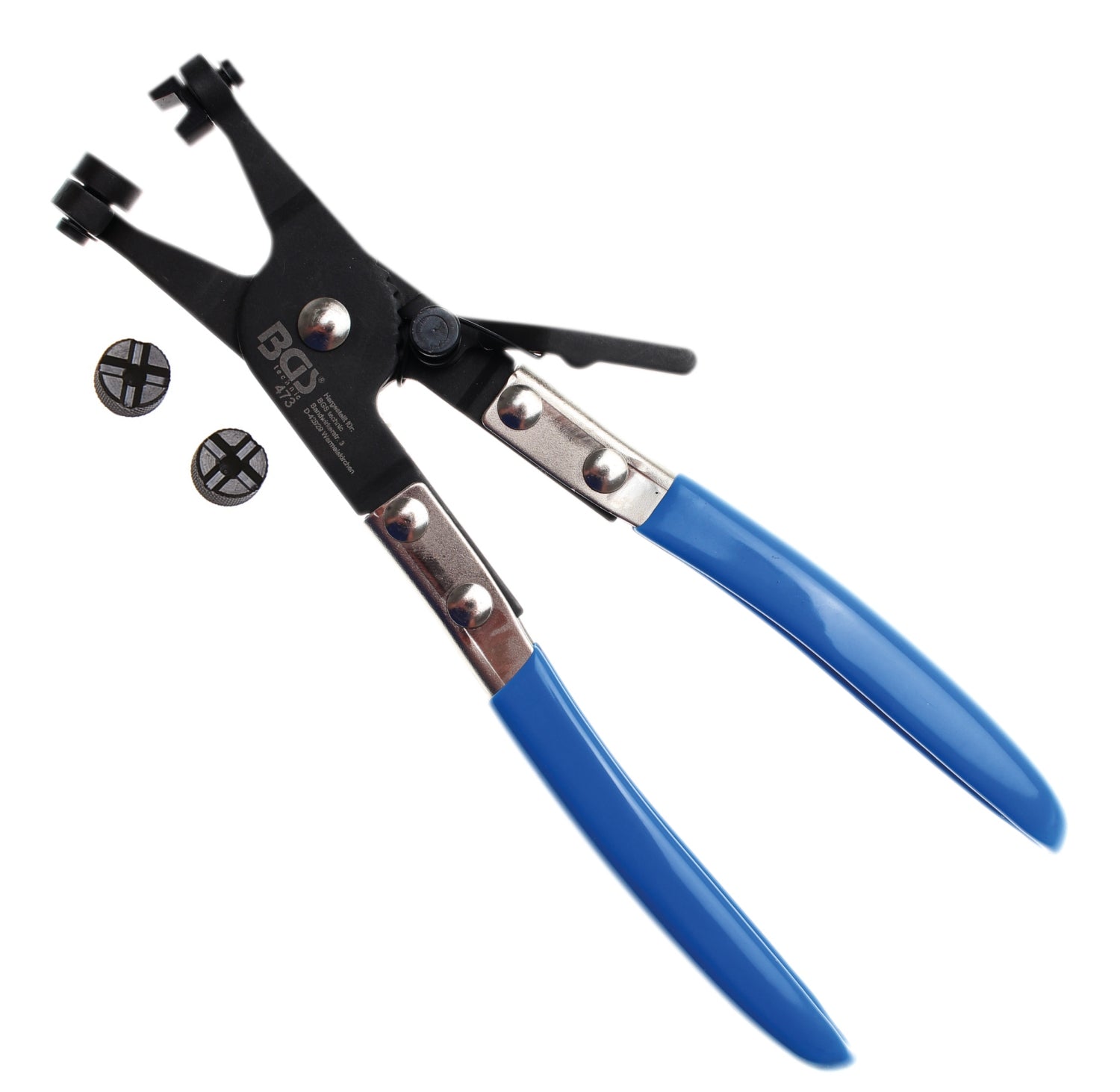 BGS 473 Schlauchklemmenzange für Federbandschellen mit Ratschenfunktion