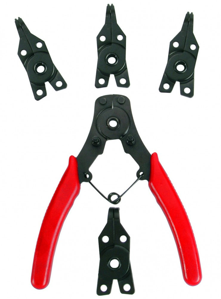 BGS 454 Satz Sprengringzangen / Zange für Sprengringe 4 teiliger Satz mit auswechselbaren Spitzen