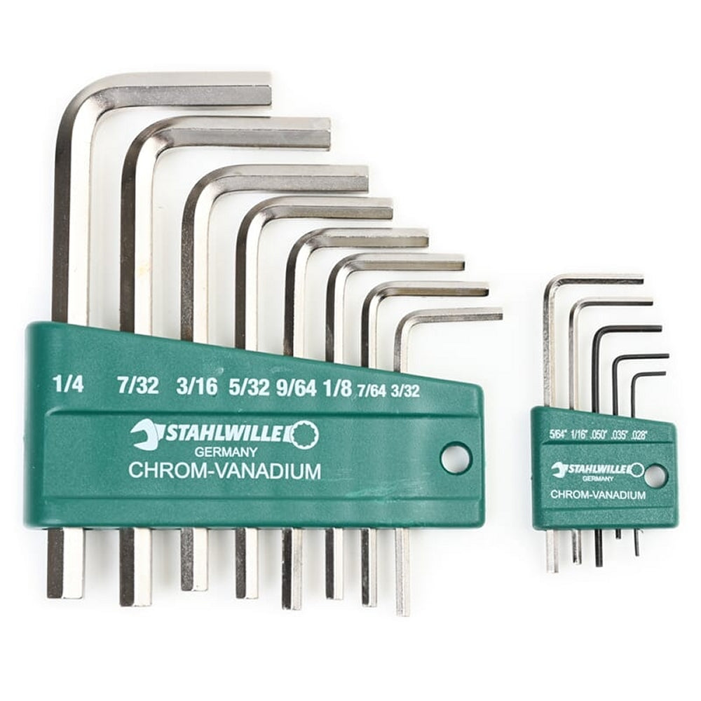 STAHLWILLE 10760aCV/13 Satz Winkelschraubendreher Zollgrößen 13 teilig - 96435502