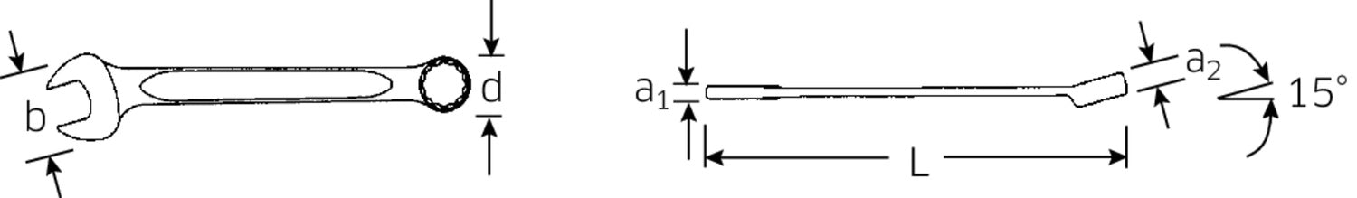 STAHLWILLE 1/2" Spline-Drive-Ring-Maulschlüssel 130aSP - 40583232