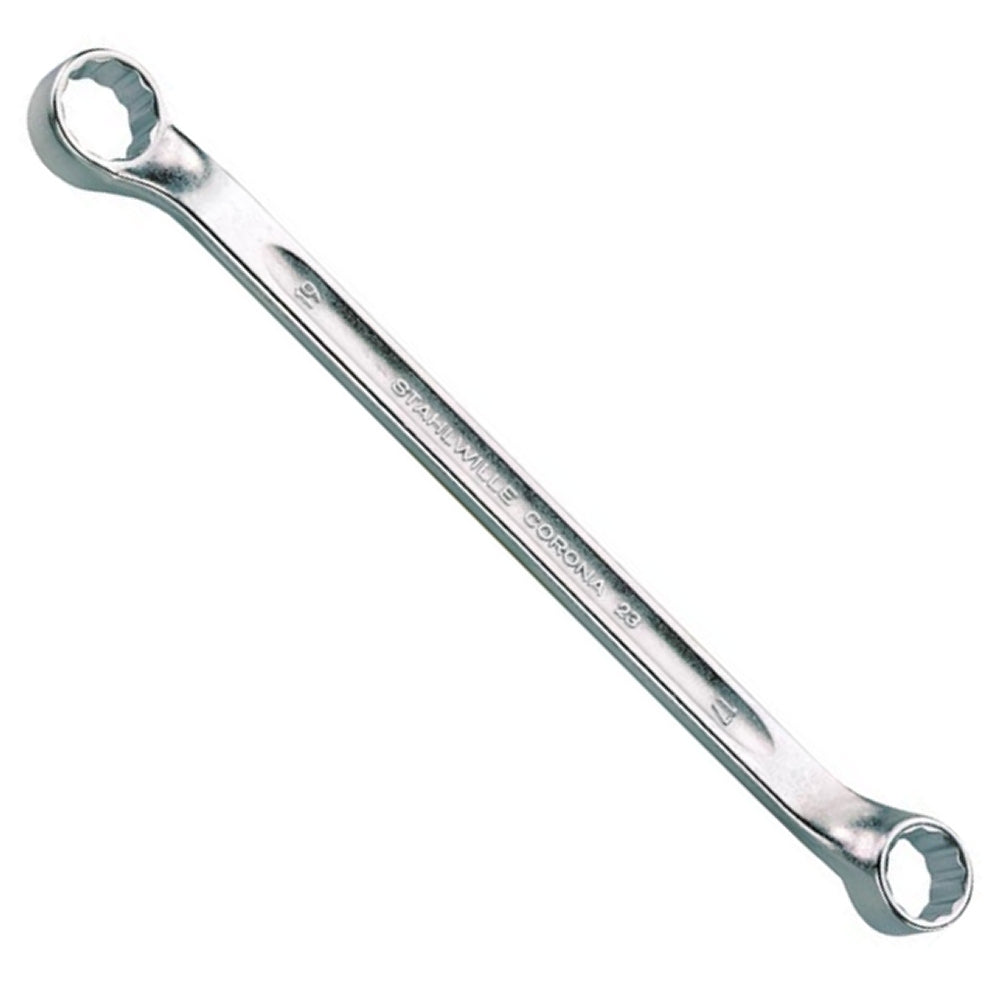 STAHLWILLE 23 Doppelringschlüssel flachgekröpft 17x19mm - 41071719