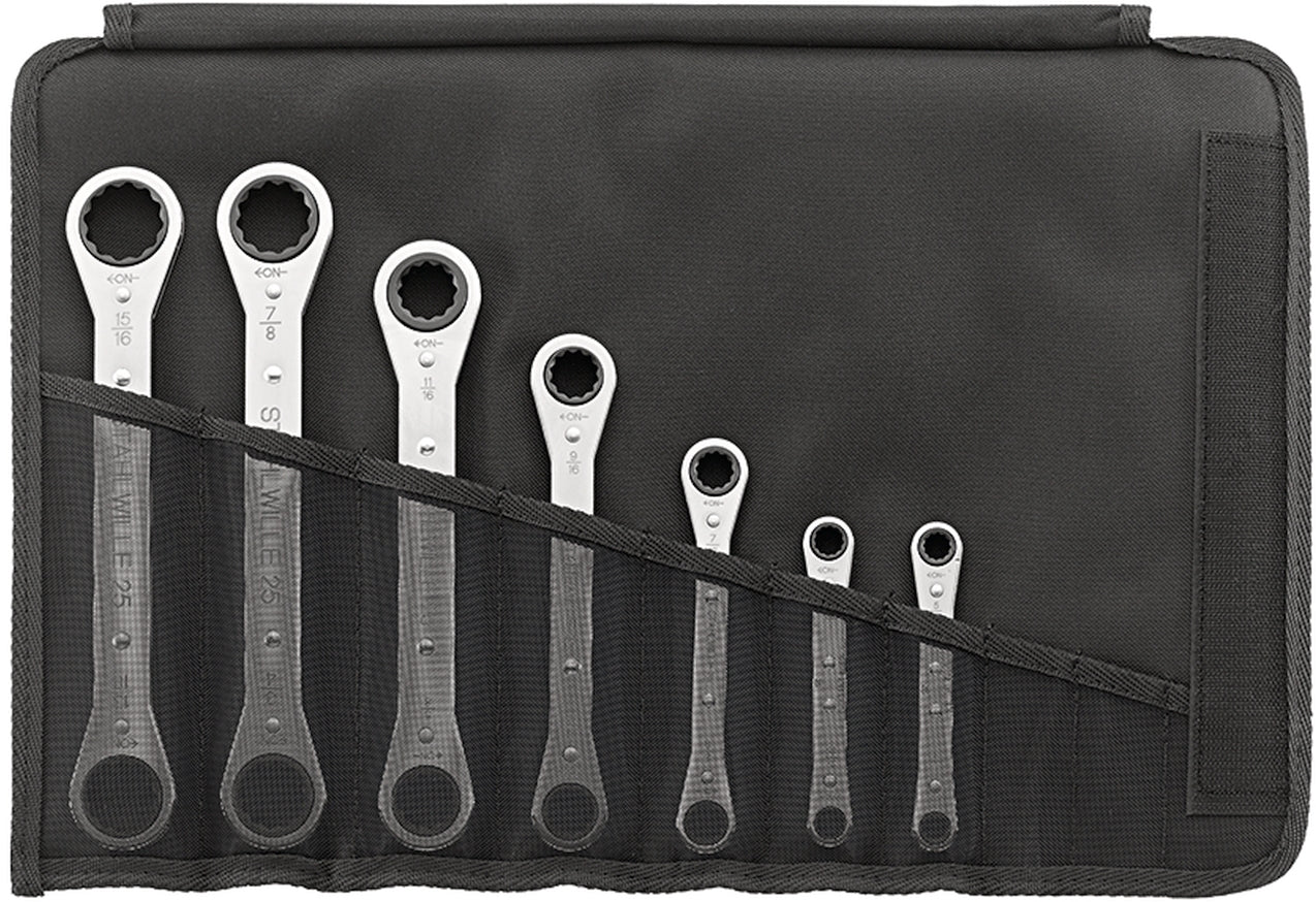 STAHLWILLE 25/4 Satz Ratschenringschlüssel 4 teilig - 96411302